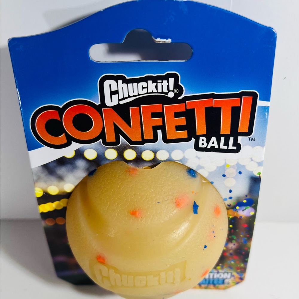 Chuck It! Confetti Ball Dog Toy, M Limited Edition NEW!!!